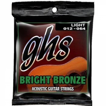 Струны для акустической гитары GHS Bright Bronze 80-20 BB-30L, 12-54