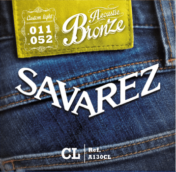 Струны для акустической гитары SAVAREZ A-130CL, 11-52