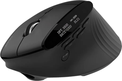 Mysz Acer Smart Fit Vertical Mouse Wireless/Bluetooth Black (HP.EXPBG.020)