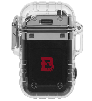 Тактична Плазмова Запальничка Badger USB (BO-PF50L) Ліхтарик з Трьома Режимами Освітлення