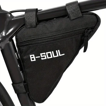 Велосипедна сумка на раму B-SOUL трикутна чорна