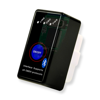 Диагностический автосканер ELM327 v1.5 Bluetooth PIC18F25K80 2 платы OBD-2 Полная версия с кнопкой ON/OFF
