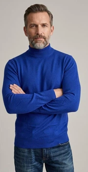 Чоловічий гольф кашемірової якості, електрик колір, р. XL-XXL