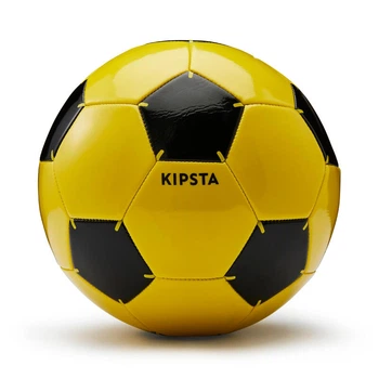 Футбольный Мяч №5 (68,5 до 69,5 см) KIPSTA FIRST KICK (от 12лет) Желтый