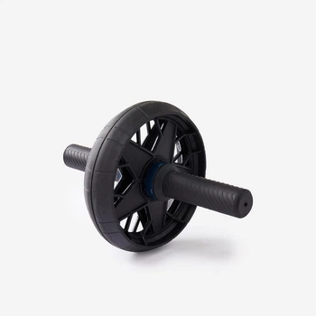 Ролик/Колесо для Мышц Брюшного Пресса CORENGTH AB WHEEL (2 в 1) для Силового Тренинга Черный