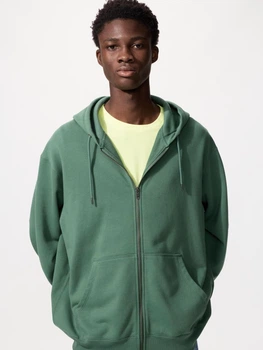 Худі Uniqlo розмір М зелений (55) (482311)