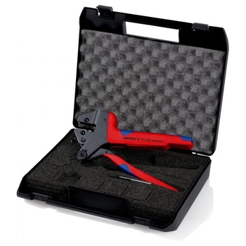 Инструмент для опрессовки системный KNIPEX 97 43 200 (для сменных матриц), фосфатированный