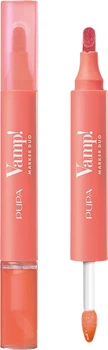 Błyszczyk do ust Pupa Vamp! Marker Duo 2 w 1 008 Orange Sorbet 4 ml (8011607403271)