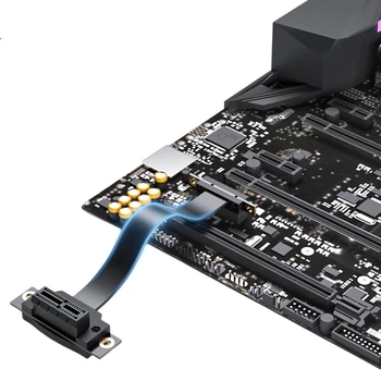 Райзер-удлинитель KELEPU PCI-E x1 3.0 для сетевой и звуковой карты, 20 см, черный