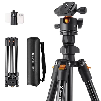 Професcиональный фото штатив для камери і телефону K&F Concept K234A0+BH36 KF09.101V1 163см
