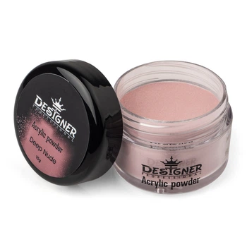 Акриловая пудра Дизайнер (15 г) Acrylic powder Deep nude для укрепления ногтевой пластины