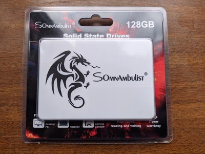 SSD накопитель SomnAmbulist 128GB 2.5″ SATA III 550/450 МБ/с для ноутбука и компьютера
