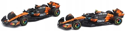 Набір автомоделей Bburago Formula 1 McLaren MCL39 1:43 38202_MCL 2 шт Чорно-помаранчевий (4893993021246)