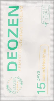 Крем-дезодорант для подмышек Deozen, 1 саше (4820297260026)