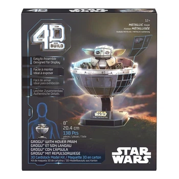 Пазл для створення 3D-моделі Spin Master 4D Build Зоряні війни: Ґроґу в повітряній колисці 138 ел (SM29997/6074280)