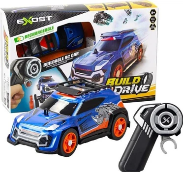 Машинка-конструктор Build 2 Drive Super Sports на радиоуправлении синий (20702)