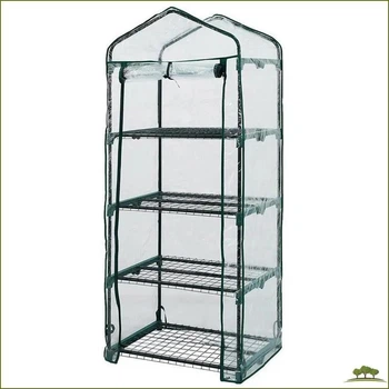Складной парник Neo Tools 160×69×49 см с ПВХ-плёнкой и 4 полками