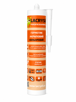 Герметик акриловый Lacrysil цвет сосна 0.4кг