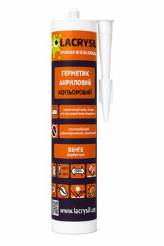 Герметик акриловый Lacrysil цвет венге 0.4кг