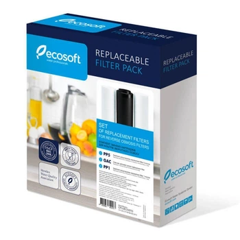 Комплект картриджів Ecosoft 1-2-3 для системи зворотнього осмосу