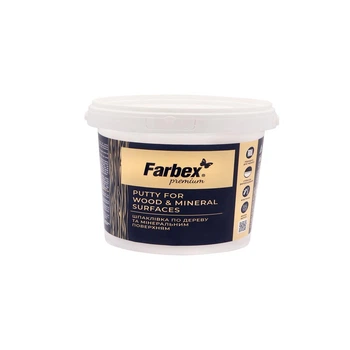 Шпаклівка по дереву та мінеральним поверхням Farbex 0,35 кг сосна