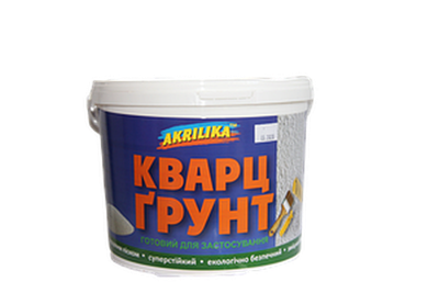 Грунт-фарба з кварцевим піском Akrilika 1.4кг