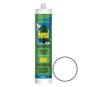 Силікон універсальний Hercul Universal 280 мл / 325 г білий