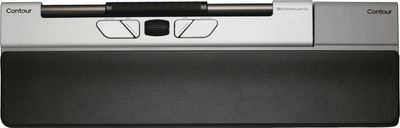 Mysz Contour Design RollerMouse Go + RollerMouse Go Dock Wireless/Bluetooth/USB Black-Silver (CDRMGO10213)
