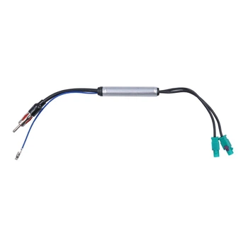 Антенный переходник QIV QBR-A 13009 с усилителем под Audi, Skoda, Seat, Volkswagen, Mercedes, BMW, Opel, Citroen, Peugeot,