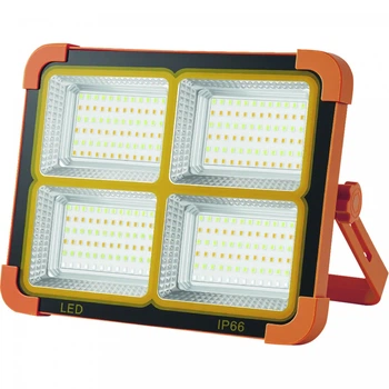 Прожектор аккумуляторный LED 30W ORG/BK, 2400mAH, 900 Lm, Type-C, 3000-6500K, 170х150мм (Светодиодный аккумуляторный фонарь)