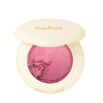 Рум'яна запечені TopFace ProHD Natural Glow Baked Blush (PT705), 004 Pink Flush Яскраво-рожевий