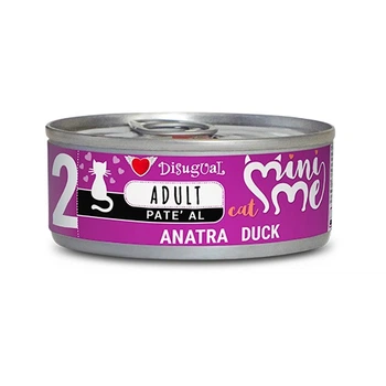 Влажный корм для котов Беззерновой Паштет из Утки Disugual Mini Me Cat 96% Protein Duck 85 г