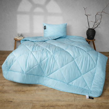 Набор антиаллергенный 3M ТМ THINSULATE ТМ Супер Теплый Eco Light Blue №1664 (одеяло + подушка 50*70 средняя) 155*215+50*70