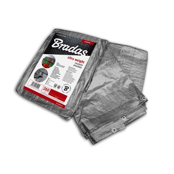 Тент 260г/м² 6х10м Bradas посилений з лювесами тарпаулін ULTRA WEIGHT 89276