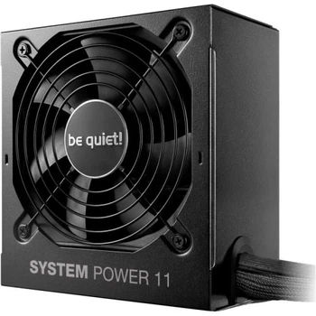 Блок живлення 450 Вт, be quiet! System Power 11, Black, 80+ Bronze, Active PFC, 12 см, 1xMolex / 5xSATA / 1x16-pin / 2x6+2-pin / 1x4+4-pin / 1x4-pin / 1x20+4-pin, захист OCP/OVP/OPP/OTP/SCP/UVP/SIP (BP009EU)