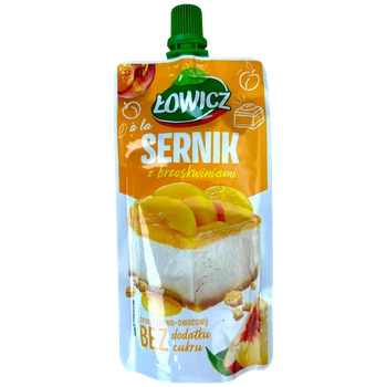 Пюре Lowicz рисово-фруктове чізкейк/персик 100 г