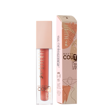 Матова помада для губ Neverti MATTE COUTURE LIQUID (NP804), 119 Dose of Rose, червоно-коричнева