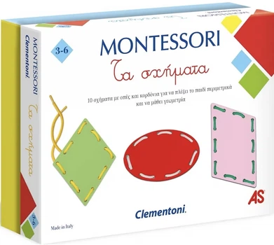 Gra edukacyjna Clementoni Montessori Formy 3-6 lat (1024-63223) (8005125632237)