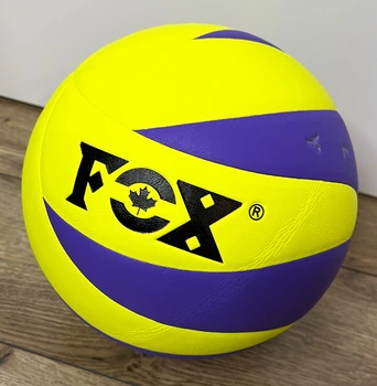 Мяч волейбольный FOX, лимонно-фиолетовый