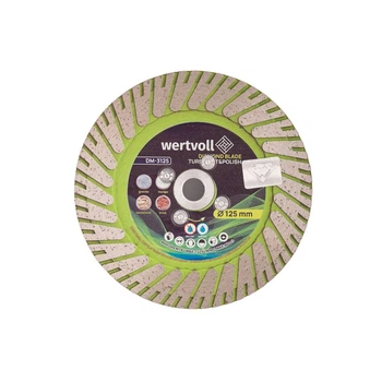 Диск алмазний WERTVOLL TURBO CUT&POLISH 125х2.8 мм (DM-3125) 4655656