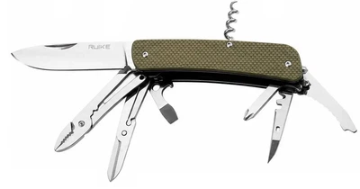 Мультитул Ruike Criterion L41 EDC для дрібних ремонтів нержавіюча сталь Slip-joint Зелений