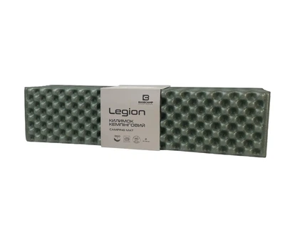 Коврик кемпинговый, каремат BaseCamp Legion NEW XPE, 185х55х1, 5 см, Olive Green