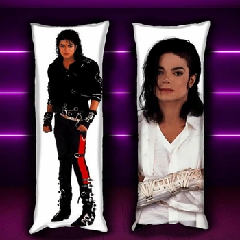 Дакімакура 150х50 см Майкл Джексон Michael Jackson 'Bad' Подушка з наволочкою двостороння