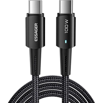 Кабель Essager Sunset USB Type-C - USB Type-C (M/M), 100W, 2 м Black (EXCTT1-CGA01)