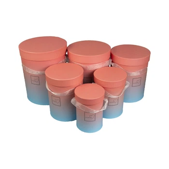 Коробка подарочная круглая в наборе 6 шт (21 х25,5cм - 11 х 15cм) Unison (W5957)