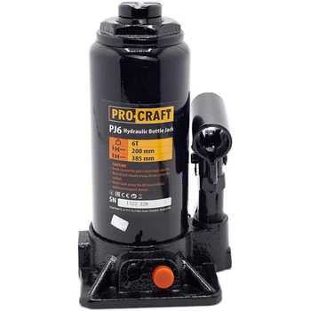 Домкрат гидравлический ProCraft PJ6 (6 тонны, максимальная высота 385мм)