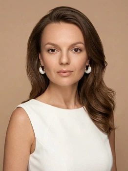 Сережки жіночі білі 3,5 см