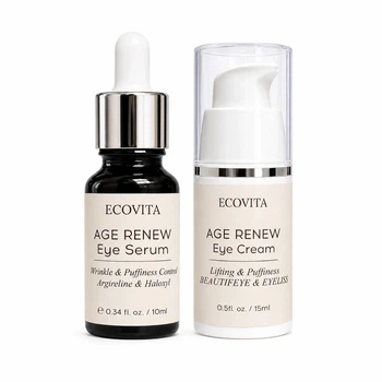 Антивіковий набір №10 для шкіри навколо очей ECOVITA Lab · AGE RENEW Eye Duo