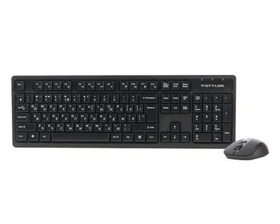 Комплект бездротовий, клавіатура з мишою A4Tech Fstyler FG1200, колір чорний