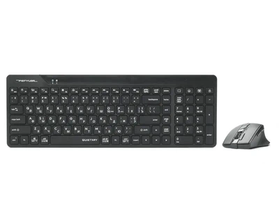 A4Tech Fstyler FG2400 Air2 (Black), комплект бездротовий клавіатура з мишою, колір чорний